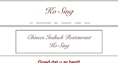 Desktop Screenshot of kosing.nl